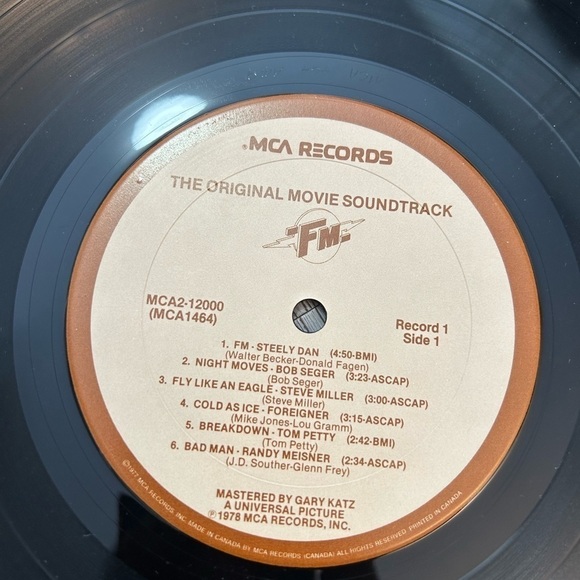 FM The Original Movie Soundtrack 1978 double 2x album vinyl Lp mint records. - Picture 3 of 15